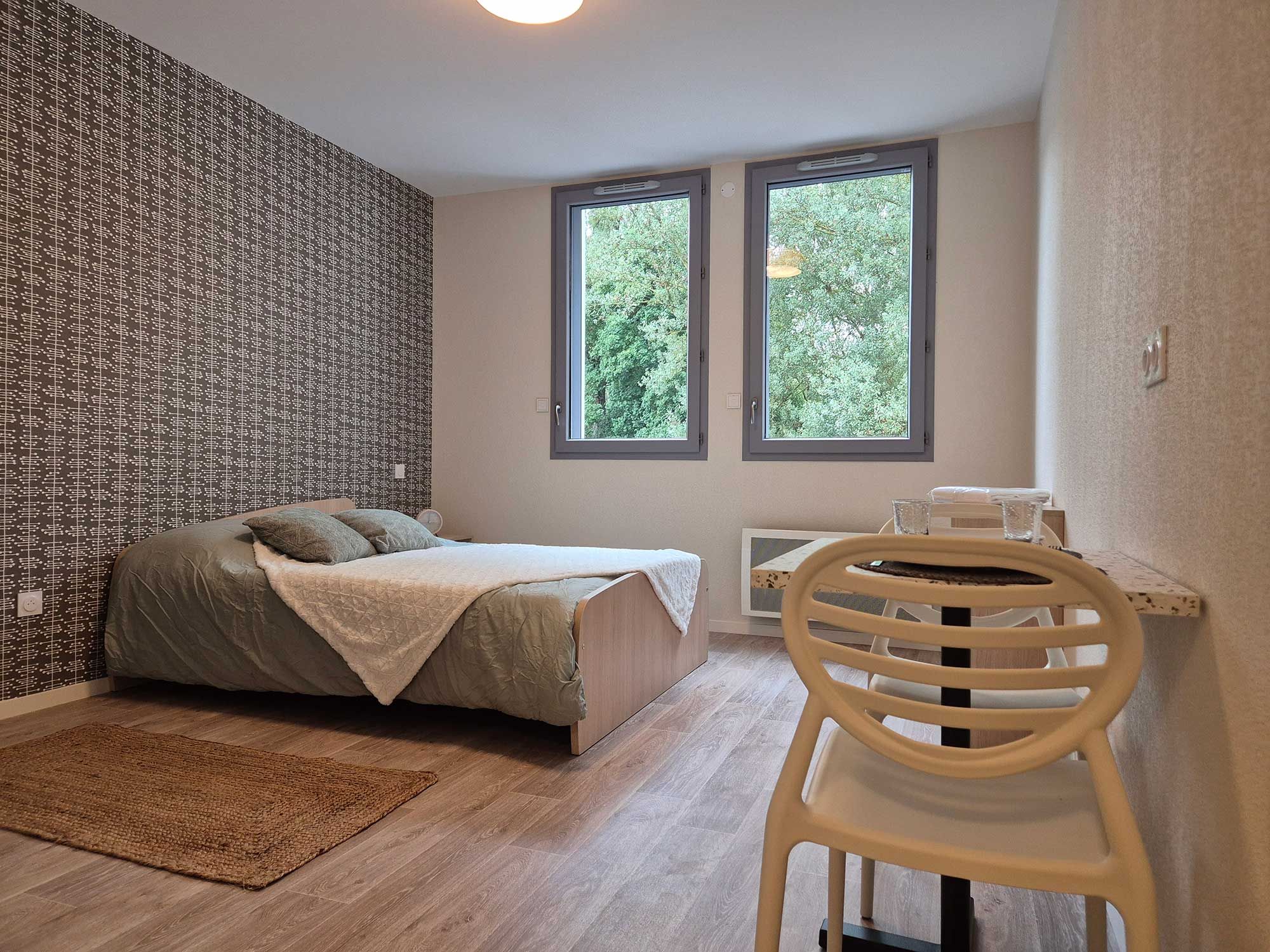 Vue intérieure du Studio de la résidence Darwin